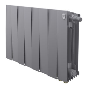 Радиатор биметаллический Royal Thermo PianoForte 300 Серебристый VR80 – 8 секц.