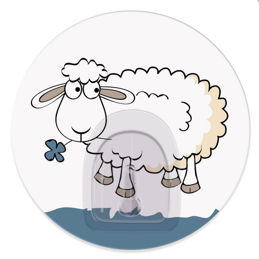 Крючок адгезивный FUNNY SHEEP BELLA самоклеющийся (18686) TATKRAFT