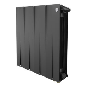 Радиатор биметаллический Royal Thermo PianoForte 500 Чёрный VR80 – 8 секц.