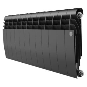 Радиатор биметаллический Royal Thermo BILINER B 350 Чёрный – 12 секц.