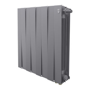 Радиатор биметаллический Royal Thermo PianoForte 500 Серебристый VR80 – 8 секц.