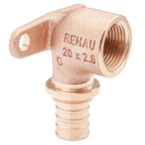 Угольник REHAU настенный ВР 20-1/2″ короткий RX+ , бронза