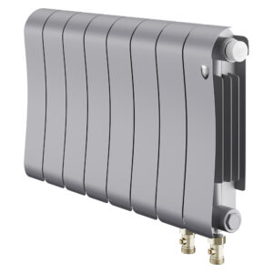 Радиатор биметаллический Royal Thermo Infinity 300 Silver Satin VR80 – 8 секц.