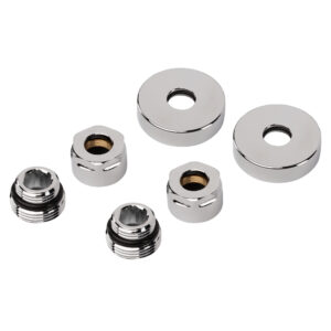 Набор подключения Royal Thermo Design 1/2″ ВР – 15 мм (хром)