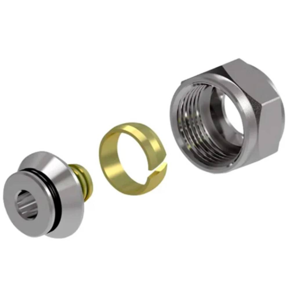 Фитинг коллекторный Royal Thermo 16х2,0 мм “евроконус”, 3/4″