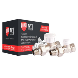 Набор термостатический Royal Thermo для радиатора прямой 1/2″ М30х1,5