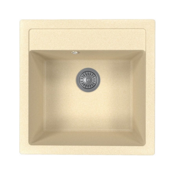 Мойка иск.камень 510×510 бежевая”Липси” 510
