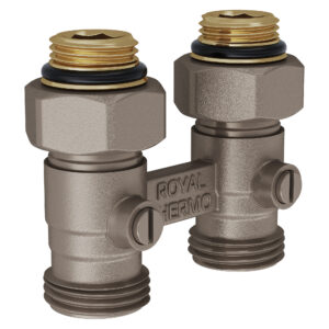 Узел нижнего подключения Royal Thermo прямой 1/2″х3/4″EK RTE 07.00001А