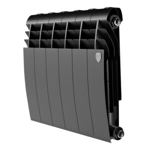 Радиатор биметаллический Royal Thermo BILINER B 350 Чёрный – 6 секц.
