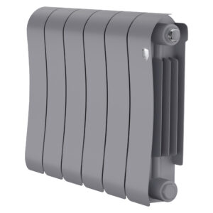 Радиатор биметаллический Royal Thermo Infinity 300 Silver Satin – 6 секц.