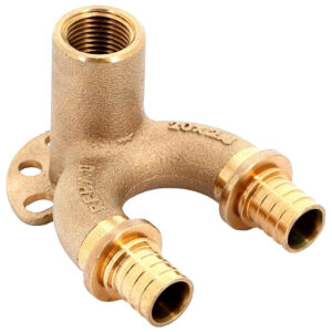 Угольник REHAU настенный ВР 20/20-1/2″ RX+ длинный , бронза