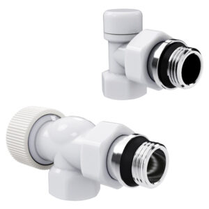 Набор термостатический осевой Royal Thermo Design 1/2″М30х1,5 (Белый)