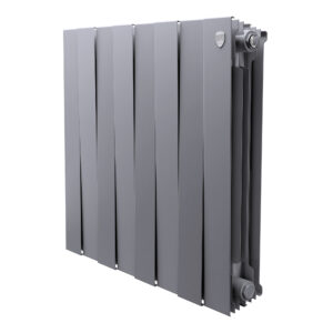 Радиатор биметаллический Royal Thermo PianoForte 500 Серебристый – 8 секц.