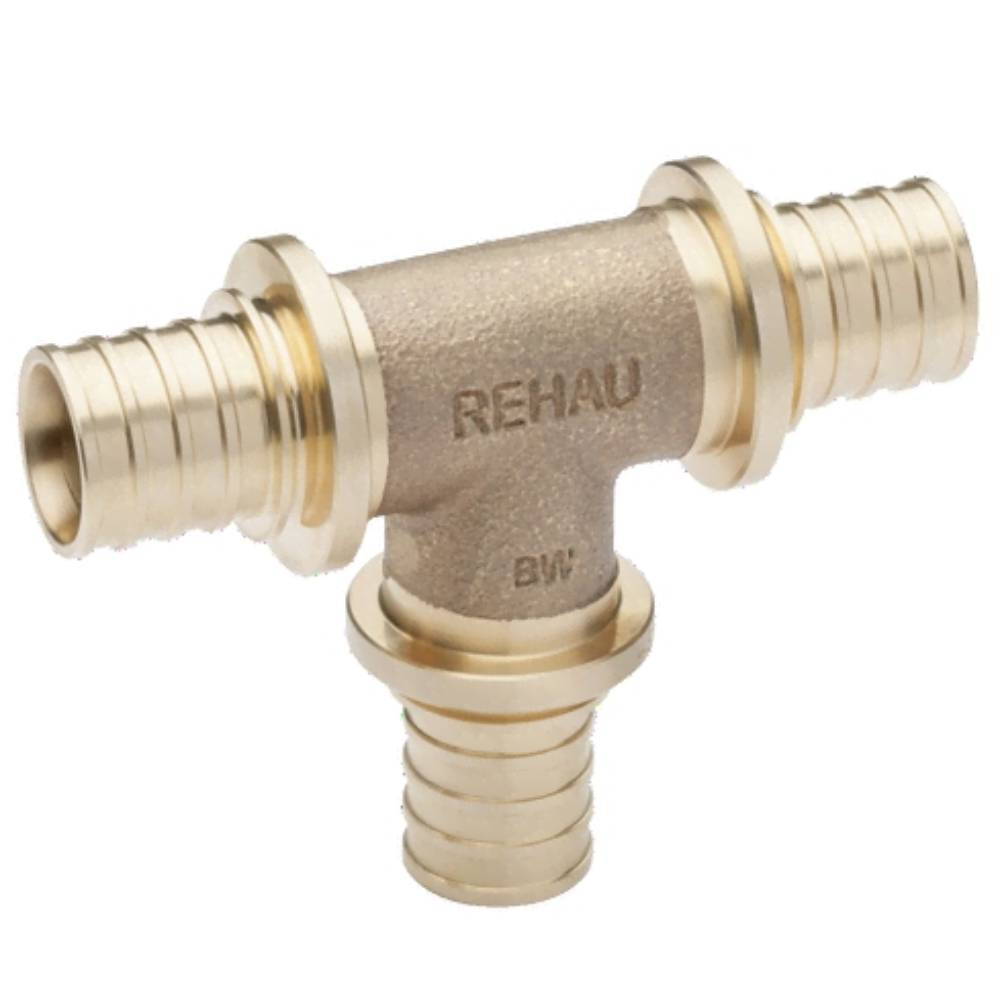 Тройник REHAU равнопроходный 20-20-20 PLATINUM RX, бронза