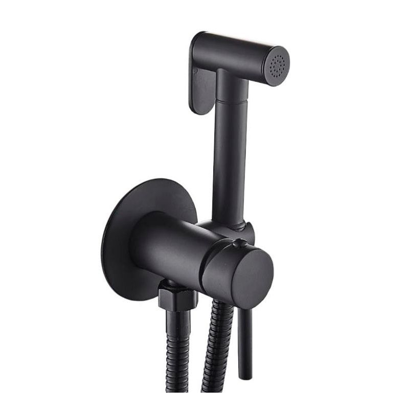 Гигиенический комплект для биде скрытого монтажа (SMH06 Black) ESKO