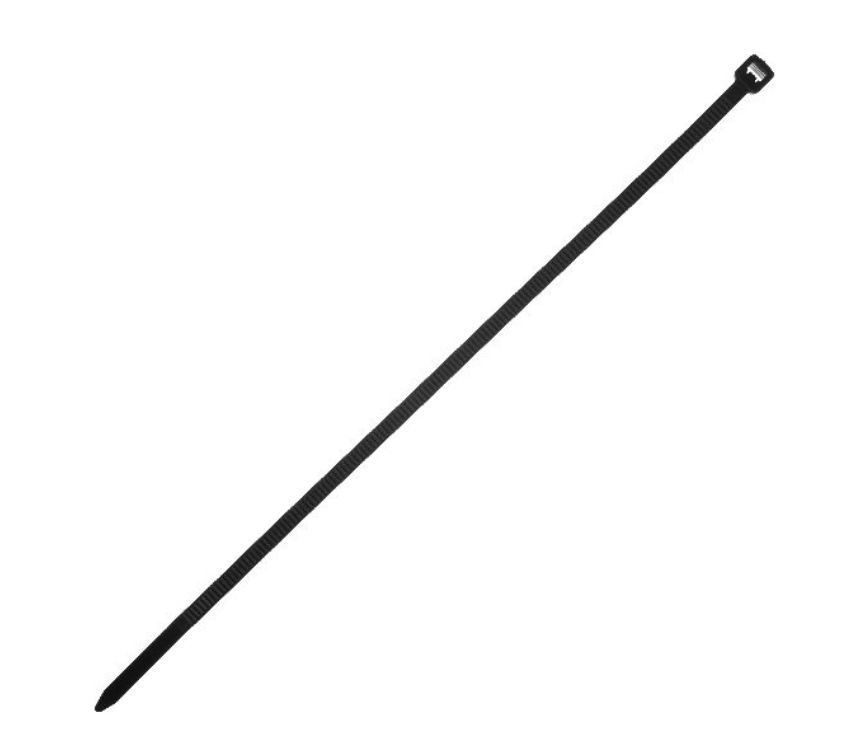 Хомут нейлоновый 7,2×450 черный (100шт) (47-3-457)