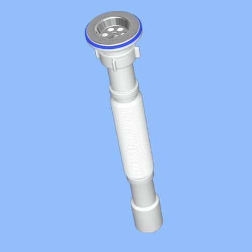 Сифон гофрированный 1 1/4’х40/50 (G 206)