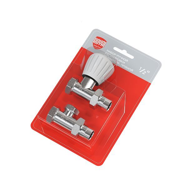 Набор ручной регулировки радиатора, прямой, 1/2 (HC-1161353/RTO50.009) Royal Thermo