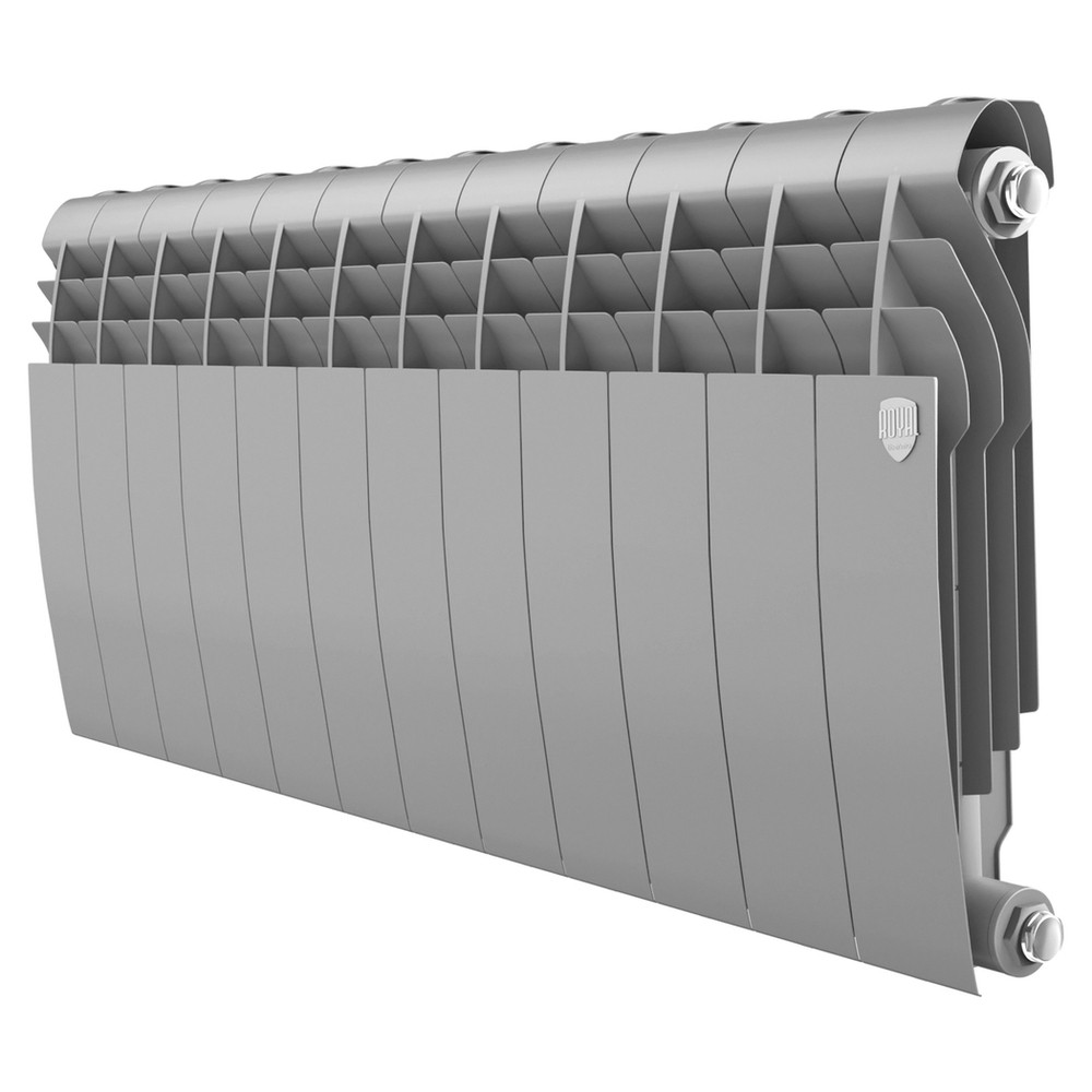 Радиатор Royal Thermo BiLiner 350 /Silver Satin – 12 секц.
