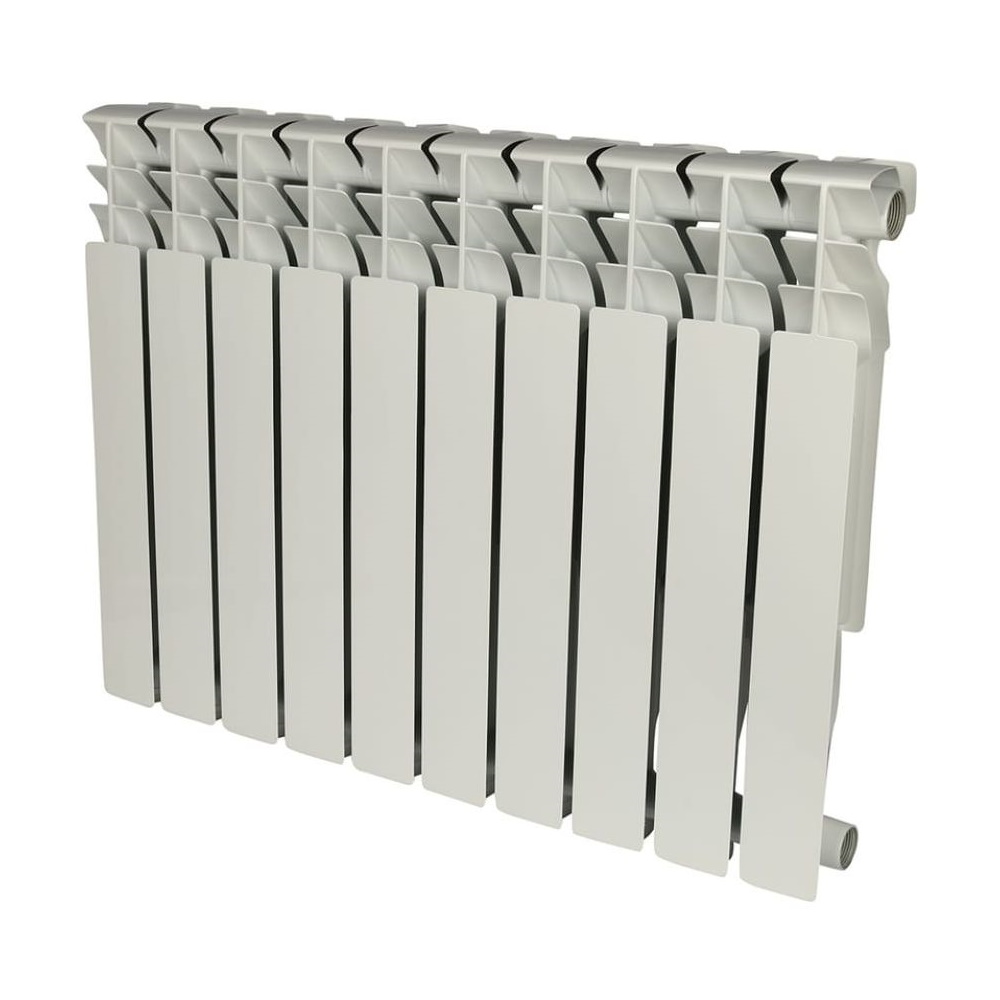 Радиатор ROMMER Plus 500 10-секций алюмин. (RAL9016)