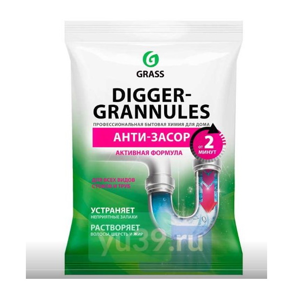 Средство для прочистки труб Digger grannules (саше 70 гр) ( 125887)