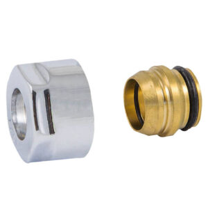 Подключение резьбовое SCHLOSSER для соединительных трубок 3/4″x15 (Хром)