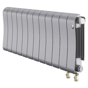 Радиатор биметаллический Royal Thermo Infinity 300 Silver Satin VR80 – 12 секц.