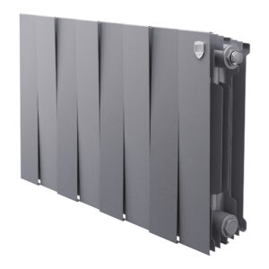 Радиатор биметаллический Royal Thermo PianoForte 300 Серебристый – 8 секц.
