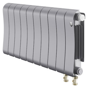 Радиатор биметаллический Royal Thermo Infinity 300 Silver Satin VR80 – 10 секц.