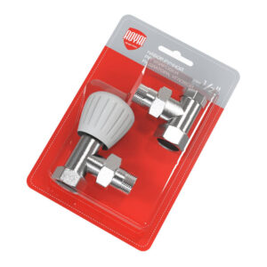 Набор ручной регулировки радиатора Royal Thermo, угловой 1/2″