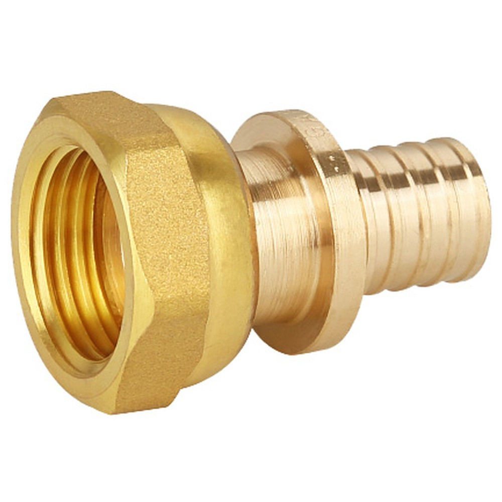 Переходник Gappo с накидной гайкой латунный 16-G 1/2″