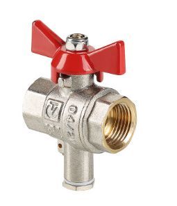 Кран шар д= 20 б для подключения датчика температуры Valtec (VT.247.05)