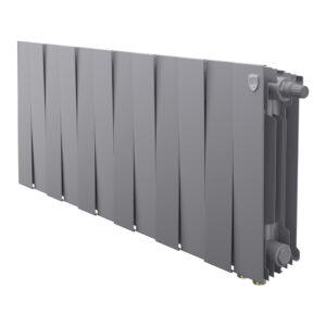 Радиатор биметаллический Royal Thermo PianoForte 300 Серебристый VR80 – 12 секц.