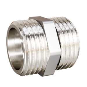 Ниппель латунный LD LD Pride DN50 (2″) НР/НР латунь никель с биркой