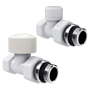 Набор термостатический прямой Royal Thermo Design 1/2″М30х1,5 (Белый)