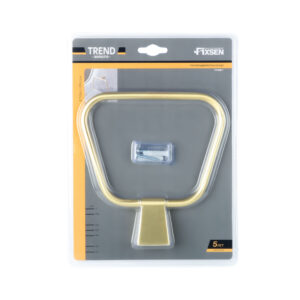 Полотенцедержатель кольцо FIXSEN Trend Gold FX-99011)