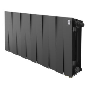 Радиатор биметаллический Royal Thermo PianoForte 300 Чёрный VR80 – 12 секц.