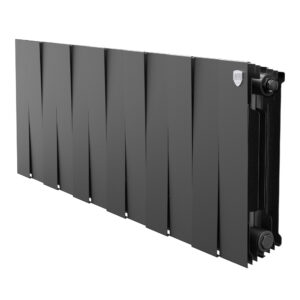 Радиатор биметаллический Royal Thermo PianoForte 300 Чёрный – 12 секц.