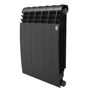 Радиатор биметаллический Royal Thermo BILINER B 500 Чёрный – 6 секц.