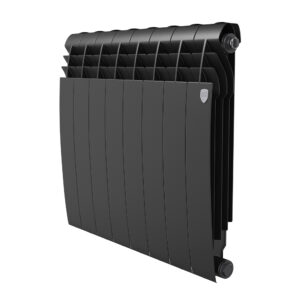 Радиатор биметаллический Royal Thermo BILINER B 500 Чёрный – 8 секц.