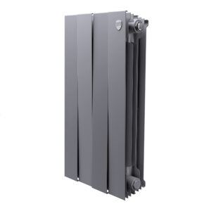 Радиатор биметаллический Royal Thermo PianoForte 500 Серебристый – 4 секц.