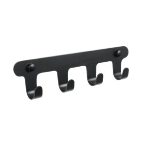 Планка 4 крючка Fixsen, FX-805B-4, черный