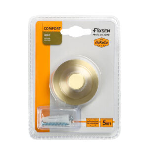 Крючок одинарный золото-сатин FIXSEN Comfort Gold (FX-87005)
