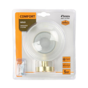 Мыльница стекло золото-сатин FIXSEN Comfort Gold (FX-87008)