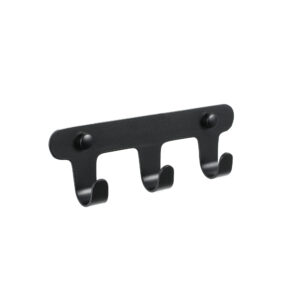 Планка 3 крючка Fixsen, FX-805B-3, черный