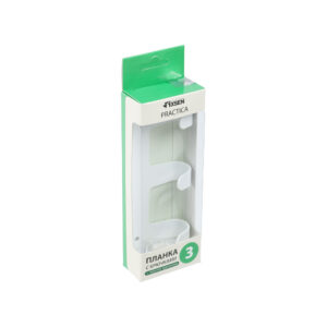 Планка 3 крючка Fixsen, FX-805W-3, белый
