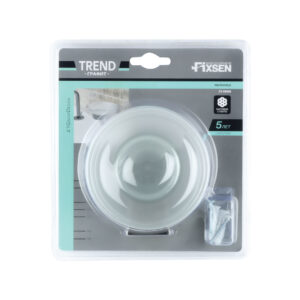 Мыльница стекло FIXSEN Trend Graphite (FX-98008)