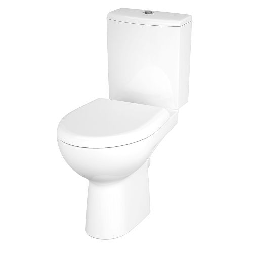 Унитаз-компакт Nature New Clean on 011 3/5 безободковый, нижн. подв, прямой выпуск, сид.микролифт