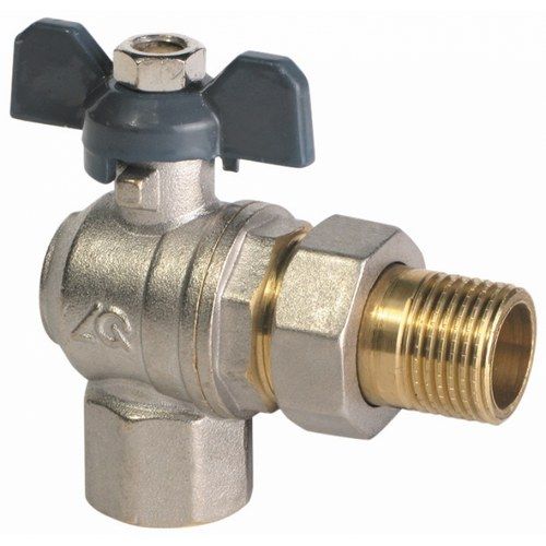 Кран шар д=15 р г/ш угловой (американка) AQUALINK
