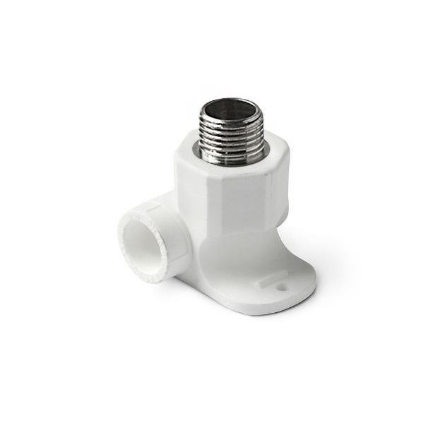 Угольник комб нар рез 25-1/2 с креплением PRO AQUA